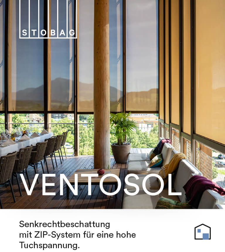 Laden Sie die Brochüre zur Ventosol Markise herunter