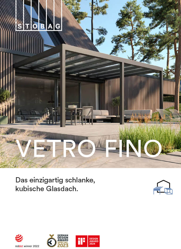 Laden Sie die Brochüre zum Vetro Fino Glasdach herunter